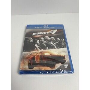 Furious 7  Blu-ray + Digital Code-  Very Good - Vin Diesel,P